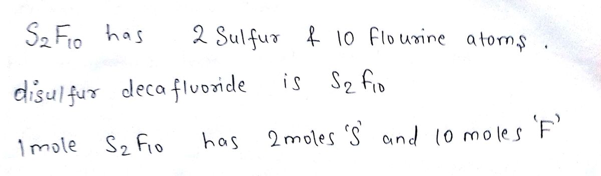 Chemistry homework question answer, step 1, image 1